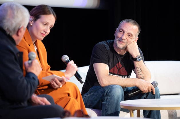 2nd World AI Film Festival - Conference - Cannes Claude Lelouch and Mathieu Kassovitz give a conference during the 2nd World AI Film Festival (WAIFF) at the Miramar theatre. France on April 21, 2026. Photo by Shootpix ABACAPRESS.COM Cannes France  Copyright: xShootpix ABACAx