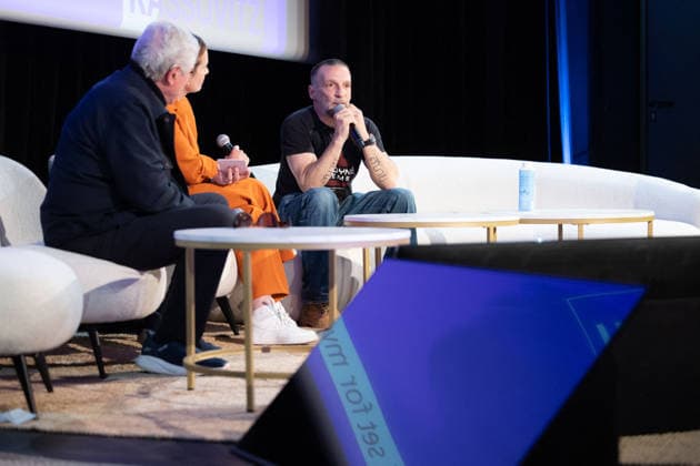 2nd World AI Film Festival - Conference - Cannes Claude Lelouch and Mathieu Kassovitz give a conference during the 2nd World AI Film Festival (WAIFF) at the Miramar theatre. France on April 21, 2026. Photo by Shootpix ABACAPRESS.COM Cannes France  Copyright: xShootpix ABACAx