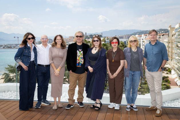 2nd World AI Film Festival - Photocall - Cannes Jury members Elsa Zylberstein, Serge Hayat, Joanna Popper, Reza Sixo Safai, President of the Jury Agnès Jaoui, Ruby Yang, Nam Na-young, Roberto Amoroso attend the photocall of the 2nd World AI Film Festival (WAIFF) at the Marriott hotel in Cannes. France on April 21, 2026. Photo by Shootpix ABACAPRESS.COM Cannes France  Copyright: xShootpix ABACAx