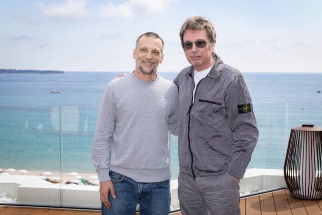 2nd World AI Film Festival - Photocall - Cannes Mathieu Kassovitz and Jean-Michel Jarre attend the photocall of the 2nd World AI Film Festival (WAIFF) at the Marriott hotel in Cannes. France on April 21, 2026. Photo by Shootpix ABACAPRESS.COM Cannes France  Copyright: xShootpix ABACAx