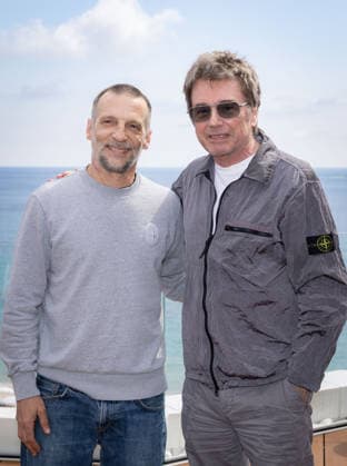 2nd World AI Film Festival - Photocall - Cannes Mathieu Kassovitz and Jean-Michel Jarre attend the photocall of the 2nd World AI Film Festival (WAIFF) at the Marriott hotel in Cannes. France on April 21, 2026. Photo by Shootpix ABACAPRESS.COM Cannes France  Copyright: xShootpix ABACAx