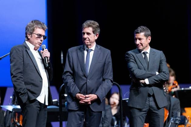 2nd World AI Film Festival Opening Ceremony - Cannes attend the 2nd World AI Film Festival (WAIFF) opening ceremony at the Palais des Festivals in Cannes. France on April 21, 2026. Photo by Shootpix ABACAPRESS.COM Cannes France  Copyright: xShootpix ABACAx