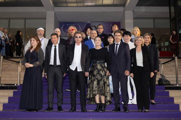 2nd World AI Film Festival Opening ceremony photocall - Cannes Agnès Jaoui, President of the Jury, David Lisnard, mayor of Cannes, Jean-Michel Jarre, Gong Li, Charles-Ange Ginesy and Jury members attend the 2nd World AI Film Festival (WAIFF) opening ceremony photocall at the Palais des Festivals in Cannes, France on April 21, 2026. Photo by Shootpix ABACAPRESS.COM Cannes France  Copyright: xShootpix ABACAx