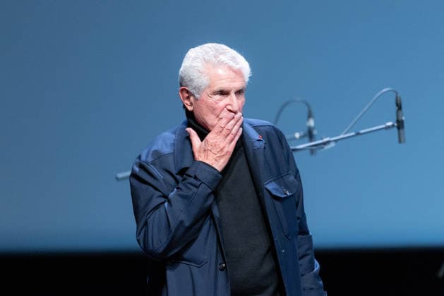 2nd World AI Film Festival Opening Ceremony - Cannes Claude Lelouch receives an Honorary Prize during the 2nd World AI Film Festival (WAIFF) opening ceremony at the Palais des Festivals in Cannes. France on April 21, 2026. Photo by Shootpix ABACAPRESS.COM Cannes France  Copyright: xShootpix ABACAx