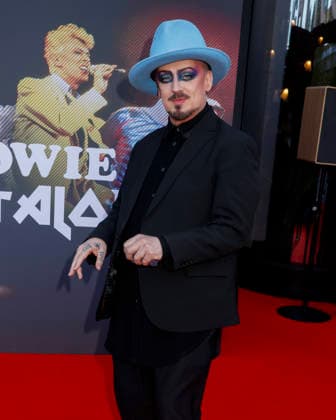 David Bowie: You re Not Alone Premiere at Lightroom in Kings Cross, London on 21 04 2026 Boy George attending the David Bowie: You re Not Alone Premiere at Lightroom in Kings Cross, London, United Kingdom, Credit:Cat Morley Avalon United Kingdom, London, Kings Cross  Copyright: xCatxMorleyx xAvalonx 1093366890