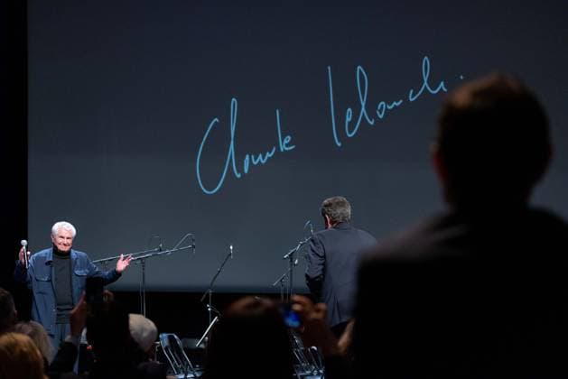 2nd World AI Film Festival Opening Ceremony - Cannes Claude Lelouch receives an Honorary Prize during the 2nd World AI Film Festival (WAIFF) opening ceremony at the Palais des Festivals in Cannes. France on April 21, 2026. Photo by Shootpix ABACAPRESS.COM Cannes France  Copyright: xShootpix ABACAx