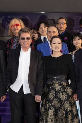 2nd World AI Film Festival Opening ceremony photocall - Cannes Jean-Michel Jarre, Gong Li attend the 2nd World AI Film Festival (WAIFF) opening ceremony photocall at the Palais des Festivals in Cannes, France on April 21, 2026. Photo by Shootpix ABACAPRESS.COM Cannes France  Copyright: xShootpix ABACAx