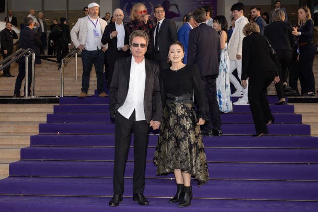 2nd World AI Film Festival Opening ceremony photocall - Cannes Jean-Michel Jarre, Gong Li attend the 2nd World AI Film Festival (WAIFF) opening ceremony photocall at the Palais des Festivals in Cannes, France on April 21, 2026. Photo by Shootpix ABACAPRESS.COM Cannes France  Copyright: xShootpix ABACAx