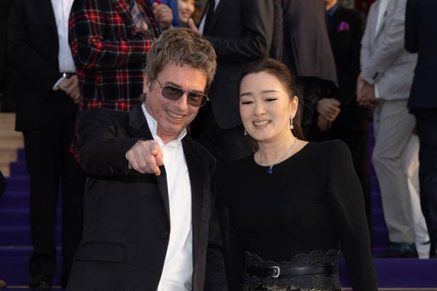 2nd World AI Film Festival Opening ceremony photocall - Cannes Jean-Michel Jarre, Gong Li attend the 2nd World AI Film Festival (WAIFF) opening ceremony photocall at the Palais des Festivals in Cannes, France on April 21, 2026. Photo by Shootpix ABACAPRESS.COM Cannes France  Copyright: xShootpix ABACAx