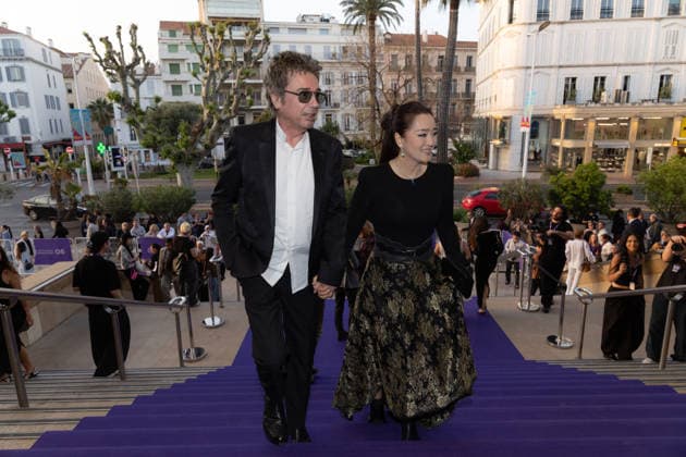 2nd World AI Film Festival Opening ceremony photocall - Cannes Jean-Michel Jarre, Gong Li attend the 2nd World AI Film Festival (WAIFF) opening ceremony photocall at the Palais des Festivals in Cannes, France on April 21, 2026. Photo by Shootpix ABACAPRESS.COM Cannes France  Copyright: xShootpix ABACAx