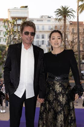 2nd World AI Film Festival Opening ceremony photocall - Cannes Jean-Michel Jarre, Gong Li attend the 2nd World AI Film Festival (WAIFF) opening ceremony photocall at the Palais des Festivals in Cannes, France on April 21, 2026. Photo by Shootpix ABACAPRESS.COM Cannes France  Copyright: xShootpix ABACAx
