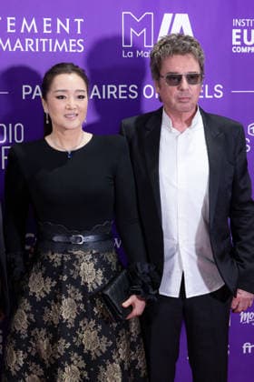 2nd World AI Film Festival Opening ceremony photocall - Cannes Jean-Michel Jarre, Gong Li attend the 2nd World AI Film Festival (WAIFF) opening ceremony photocall at the Palais des Festivals in Cannes, France on April 21, 2026. Photo by Shootpix ABACAPRESS.COM Cannes France  Copyright: xShootpix ABACAx