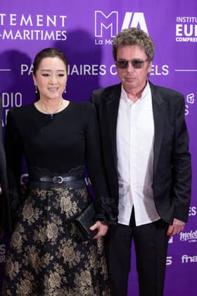 2nd World AI Film Festival Opening ceremony photocall - Cannes Jean-Michel Jarre, Gong Li attend the 2nd World AI Film Festival (WAIFF) opening ceremony photocall at the Palais des Festivals in Cannes, France on April 21, 2026. Photo by Shootpix ABACAPRESS.COM Cannes France  Copyright: xShootpix ABACAx