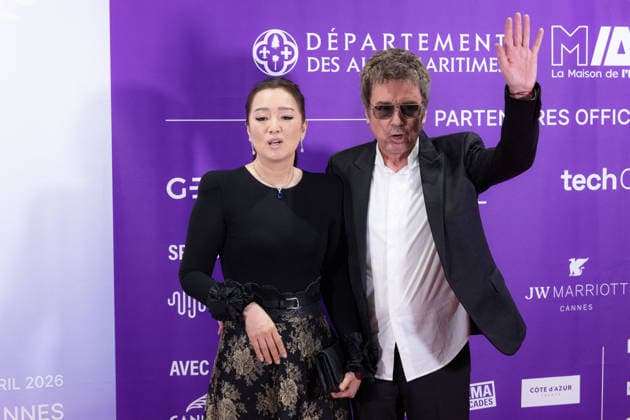 2nd World AI Film Festival Opening ceremony photocall - Cannes Jean-Michel Jarre, Gong Li attend the 2nd World AI Film Festival (WAIFF) opening ceremony photocall at the Palais des Festivals in Cannes, France on April 21, 2026. Photo by Shootpix ABACAPRESS.COM Cannes France  Copyright: xShootpix ABACAx