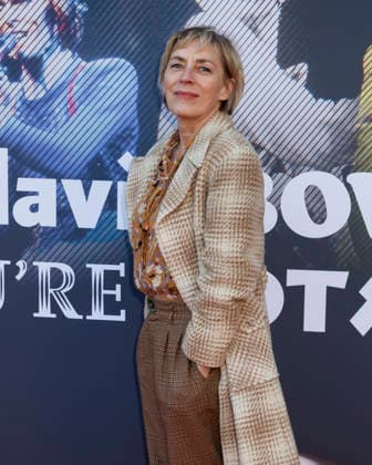 David Bowie: You re Not Alone Premiere at Lightroom in Kings Cross, London on 21 04 2026 Saskia Reeves attending the David Bowie: You re Not Alone Premiere at Lightroom in Kings Cross, London, United Kingdom, Credit:Cat Morley Avalon United Kingdom, London, Kings Cross  Copyright: xCatxMorleyx xAvalonx 1093395414