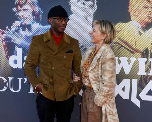David Bowie: You re Not Alone Premiere at Lightroom in Kings Cross, London on 21 04 2026 Clint Dyer and Saskia Reeves attending the David Bowie: You re Not Alone Premiere at Lightroom in Kings Cross, London, United Kingdom, Credit:Cat Morley Avalon United Kingdom, London, Kings Cross  Copyright: xCatxMorleyx xAvalonx 1093395420