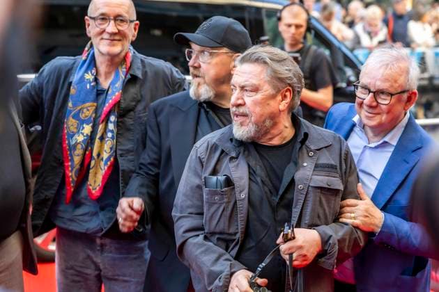 ABB 4VONHIER Peter Lohmeyer actor , Dietmar Bär Baer actor , Armin Rohde actor , Joachim Krol actor on the red carpet at the WDR TV movie premiere Vier von Hier at the Lichtburg, cinema premiere in Essen on 21 94 2026