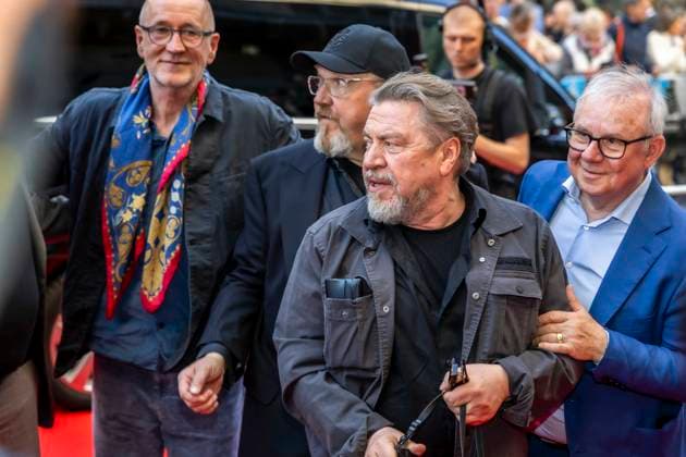 ABB 4VONHIER Peter Lohmeyer actor , Dietmar Bär Baer actor , Armin Rohde actor , Joachim Krol actor on the red carpet at the WDR TV movie premiere Vier von Hier at the Lichtburg, cinema premiere in Essen on 21 94 2026