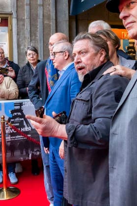 ABB 4VONHIER Armin Rohde actor , Joachim Krol, actor on the red carpet at the WDR TV movie premiere Vier von Hier in the Lichtburg, cinema premiere in Essen on 21 94 2026