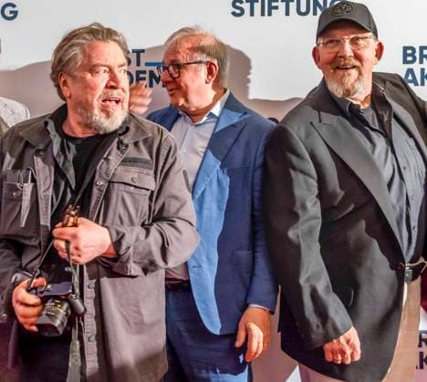 ABB 4VONHIER Armin Rohde actor , Joachim Krol actor , Dietmar Baer Bär actor on the red carpet at the WDR TV movie premiere Vier von Hier at the Lichtburg, cinema premiere in Essen on 21 94 2026
