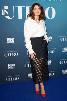 Maria Pia Calzone at the premiere of the HBO Max series In Utero at Cinema Barberini Rome, 21 04 2026 Foto:xA.xM.xTinghinox xFuturexImagex utero_6495