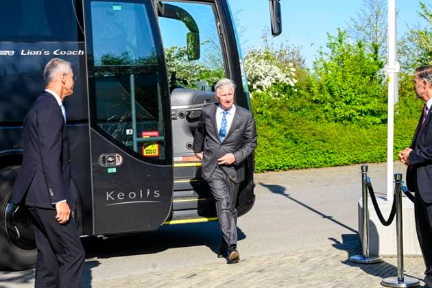 Interregional Royal Visit to WalloniaFlanders 2026 KRUISEM, BELGIUM - APRIL 22: King Philippe of Belgium pictured visiting Renson during the first Interregional Royal Visit to WalloniaFlanders on April 22, 2026 in Kruisem, Belgium, 22 04 2026 Kruisem Belgium  Copyright: xPhilipxReynaersx