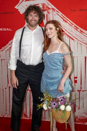 April 21, 2026, New York, New York, USA: T.J. MILLER and KATE MILLER attend the Animal Farm Premiere at Regal Theater in New York. 21 April 2026 New York USA  - ZUMAa265 20260421_zep_a265_008 Copyright: xEricxAcquayex