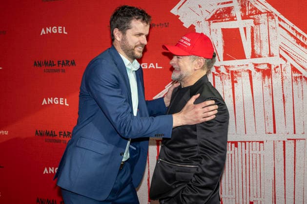 April 21, 2026, New York, New York, USA: ANDY SERKIS and JORDAN HARMON attend the Animal Farm Premiere at Regal Theater in New York. 21 April 2026 New York USA  - ZUMAa265 20260421_zep_a265_048 Copyright: xEricxAcquayex