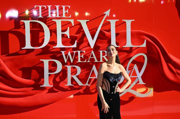 Celebrities attend the European Premiere of ˜The Devil Wears Prada 2™ at Leicester Square in London, England Featuring: Anne Hathaway Where: London, United Kingdom When: 22 Apr 2026 Credit: Cover Images EDITORIAL USE ONLY. NOT FOR USE BY NEWSPAPERS BASED IN THE UK. Copyright: xx coverimg55636534
