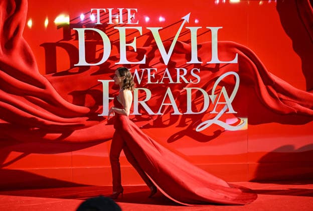 Celebrities attend the European Premiere of ˜The Devil Wears Prada 2™ at Leicester Square in London, England Featuring: Emily Blunt Where: London, United Kingdom When: 22 Apr 2026 Credit: Cover Images EDITORIAL USE ONLY. NOT FOR USE BY NEWSPAPERS BASED IN THE UK. Copyright: xx coverimg55636634
