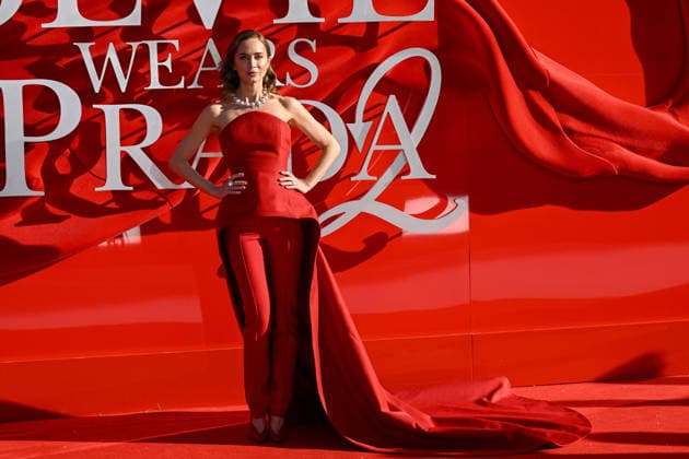Celebrities attend the European Premiere of ˜The Devil Wears Prada 2™ at Leicester Square in London, England Featuring: Emily Blunt Where: London, United Kingdom When: 22 Apr 2026 Credit: Cover Images EDITORIAL USE ONLY. NOT FOR USE BY NEWSPAPERS BASED IN THE UK. Copyright: xx coverimg55636654