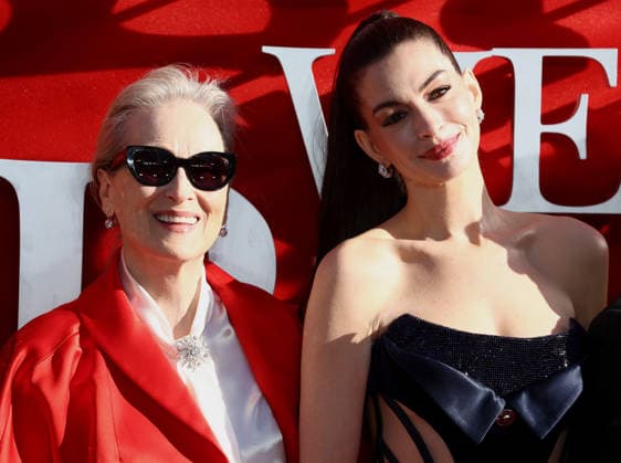 European premiere of The Devil Wears Prada 2 at Vue and Cineworld, Leiceser Square, London, UK Meryl Streep and Anne Hathaway, attend European premiere of The Devil Wears Prada 2 at Vue and Cineworld in London, England on the 22nd April 2026. London Vue and Cineworld UK Copyright: xFredxDuvalx