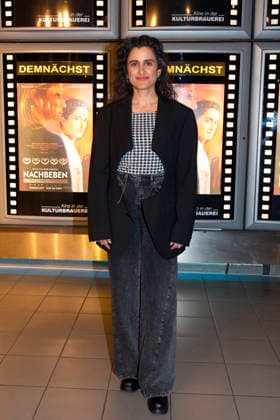 Nachbeben , Premiere at Kino in der Kulturbrauerei, Berlin, 22 04 2026 Leading actress Özlem Saglanmak, NACHBEBEN Cinema release 07 05 2026 , Photo Call for the Berlin Premiere, Kino in der Kulturbrauerei, Berlin, 22 04 2026 Berlin Kino in der Kulturbrauerei Germany, germany Copyright: xChristianxBehringx