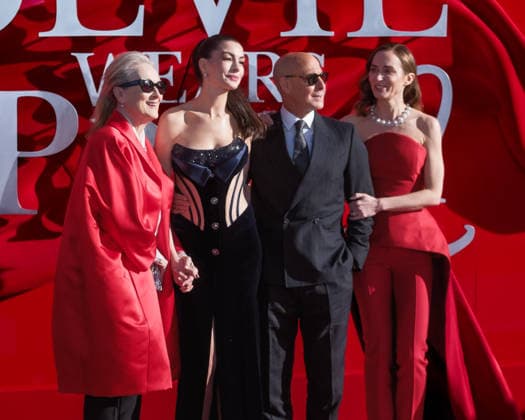 The Devil Wears Prada 2 European Premiere on Wednesday 22 April 2026 Meryl Streep, Anne Hathaway, Stanley Tucci and Emily Blunt seen at the The Devil Wears Prada 2 European Premiere on Wednesday 22 April 2026 at Cineworld Leicester Square and VUE West End, London. ., Credit:Julie Edwards Avalon  Copyright: xJuliexEdwardsx xAvalonx 1093623829