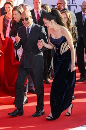Celebrities attend the European Premiere of ˜The Devil Wears Prada 2™ at Leicester Square in London, England Featuring: Stanley Tucci and Anna Hathaway Where: London, United Kingdom When: 22 Apr 2026 Credit: Cover Images **NOT AVAILABLE FOR HELLO MAGAZINE** EDITORIAL USE ONLY. NOT FOR USE BY NEWSPAPERS BASED IN THE UK. Copyright: xx coverimg55636852