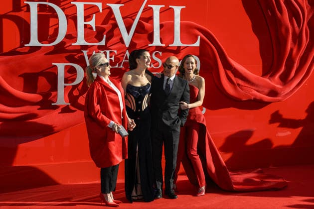 Celebrities attend the European Premiere of ˜The Devil Wears Prada 2™ at Leicester Square in London, England Featuring: Meryl Streep, Anna Hathaway, Stanley Tucci, Emily Blunt Where: London, United Kingdom When: 22 Apr 2026 Credit: Cover Images **NOT AVAILABLE FOR HELLO MAGAZINE** EDITORIAL USE ONLY. NOT FOR USE BY NEWSPAPERS BASED IN THE UK. Copyright: xx coverimg55636854