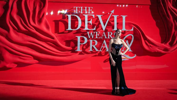 The Devil Wears Prada 2 European Premiere on Wednesday 22 April 2026 Anne Hathaway seen at the The Devil Wears Prada 2 European Premiere on Wednesday 22 April 2026 at Cineworld Leicester Square and VUE West End, London. ., Credit:Julie Edwards Avalon  Copyright: xJuliexEdwardsx xAvalonx 1093623985