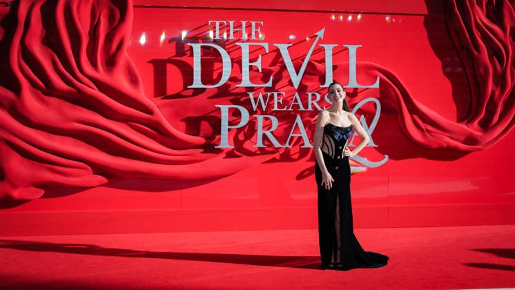 The Devil Wears Prada 2 European Premiere on Wednesday 22 April 2026 Anne Hathaway seen at the The Devil Wears Prada 2 European Premiere on Wednesday 22 April 2026 at Cineworld Leicester Square and VUE West End, London. ., Credit:Julie Edwards Avalon  Copyright: xJuliexEdwardsx xAvalonx 1093623988