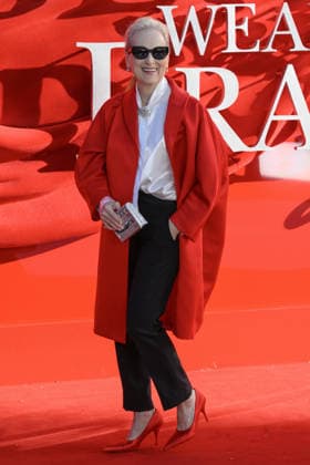 Celebrities attend the European Premiere of ˜The Devil Wears Prada 2™ at Leicester Square in London, England Featuring: Meryl Streep, The Devil Wears Prada 2? European Premiere London -April 22 2026 Where: London, United Kingdom When: 22 Apr 2026 Credit: Cover Images **NOT AVAILABLE FOR HELLO MAGAZINE** EDITORIAL USE ONLY. NOT FOR USE BY NEWSPAPERS BASED IN THE UK. Copyright: xx coverimg55636862