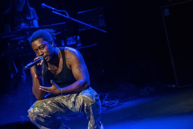 April 22, 2026, Shanghai, Shanghai, China: MCKINLEY DIXON performs live at Modern Sky Lab during his Magic, Alive! China tour, in Shanghai, China, on April 22, 2026. Shanghai China  - ZUMAa290 20260422_zep_a290_007 Copyright: xAndreaxAimarx