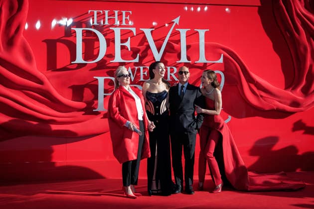 Meryl Streep, Anne Hathaway, Stanley Tucci and Emily Blunt at the European premiere of the movie The Devil Wears Prada 2 at Cineworld Leicester Square Vue West End London, 22 04 2026 Foto:xJ.xEdwardsx xFuturexImagex devil_6499