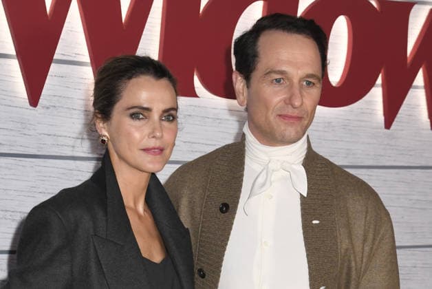 NEW YORK, NY- APRIL 22: Keri Russell and Matthew Rhys at Apple TV™s Widow s Bay Red Carpet Premiere on April 22, 2026 at Regal Union Square in New York City. Copyright: xmpi099 MediaPunchx