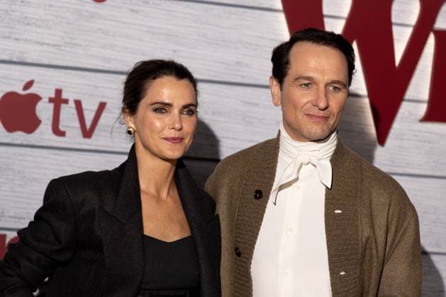 Keri Russell, Matthew Rhys at arrivals for WIDOW S BAY Premiere, Regal Union Square, New York, NY, April 22, 2026. Photo By: Ryan Billings Everett Collection WIDOW S BAY Premiere PUBLICATIONXNOTxINxCANxCHNxFRAxITAxJPNxNORxPOLxRUSxESPxUKxUSA