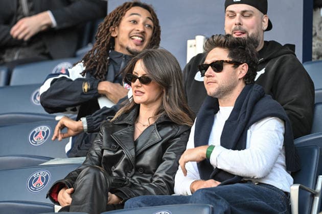 Niall Horen At Parc des Princes - Paris former member of the band One Direction Niall Horen and his girlfriend Amelia Woolley attending the soccer match between PSG and Nantes in Paris, France on April 22, 2026. Photo by Florian Poitout ABACAPRESS.COM Paris France  Copyright: xPoitoutxFlorian ABACAx