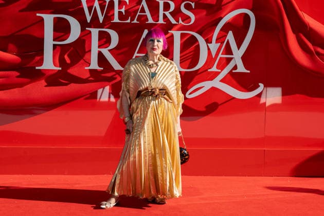 The Devil Wears Prada 2 European Premiere - Arrivals Dame Zandra Rhodes attends The Devil Wears Prada 2 European Premiere inside Leicester Square on April 22, 2026 in London, England, Credit:Lounis Tiar Avalon United Kingdom, London, Leicester Square  Copyright: xLounisxTiarx xAvalonx 1093646587