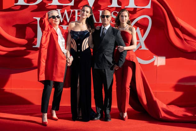 The Devil Wears Prada 2 European Premiere - Arrivals (L-R) Meryl Streep, Anne Hathaway, Stanley Tucci and Emily Blunt attend The Devil Wears Prada 2 European Premiere inside Leicester Square on April 22, 2026 in London, England, Credit:Lounis Tiar Avalon United Kingdom, London, Leicester Square  Copyright: xLounisxTiarx xAvalonx 1093647132