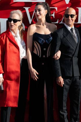 The Devil Wears Prada 2 European Premiere - Arrivals (L-R) Meryl Streep, Anne Hathaway, and Stanley Tucci attend The Devil Wears Prada 2 European Premiere inside Leicester Square on April 22, 2026 in London, England, Credit:Lounis Tiar Avalon United Kingdom, London, Leicester Square  Copyright: xLounisxTiarx xAvalonx 1093648445