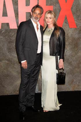 Baltasar Kormakur and Sunneva Asa Weisshappel at the premiere of the Netflix film Apex at the Paris Theatre New York, 22 04 2026 Foto:xB.xHinex xFuturexImagex apex_6405