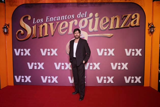 Los Encantos del Sinverguenza Red Carpet Juan Felipe Samper attends the red carpet for ˜Los Encantos del Sinverguenza™ tv series at Videocine. on April 22, 2026 in Mexico City, Mexico. (Photo by Yamak Perea Eyepix Group) Copyright: xYamakxPerea xEyepixxGroupx YP_22042026_181466