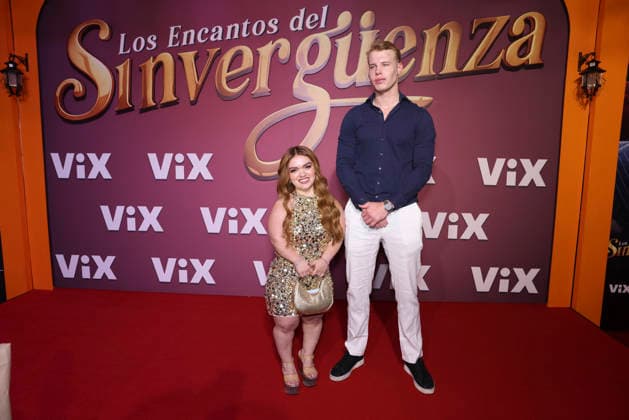 Los Encantos del Sinverguenza Red Carpet Cielo Anais and Fred Skar attend the red carpet for ˜Los Encantos del Sinverguenza™ tv series at Videocine. on April 22, 2026 in Mexico City, Mexico. (Photo by Yamak Perea Eyepix Group) Copyright: xYamakxPerea xEyepixxGroupx YP_22042026_181506